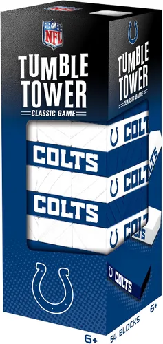 Miniatura 22 de MasterPieces Día del juego - NFL San Francisco 49ers - Torre de caída con licencia oficial, bloques de madera real