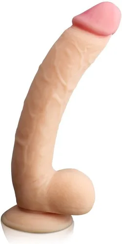 Miniatura 5 de Healthy Vibes Seductive Dildo - Consolador de silicona con textura de vena perfecto para principiantes - Base de succión - Sin látex ni ftalatos - 6