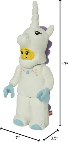 Miniatura 5 de Lego Minifigure Unicorn Girl - Personaje de peluche (17 pulgadas)