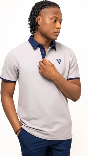Miniatura 5 de Guinness Grey Performance Polo - Camisa de golf para hombre, mezcla de algodónpoliéster, tela transpirable, ropa deportiva