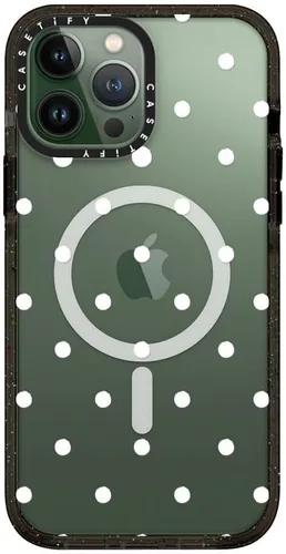 Miniatura 406 de Funda Impact de CASETiFY para iPhone 13 Pro Max con Magsafe - Estuche Claro Cuento de Invierno - Claro Negro Estuche transparente Winter Tale