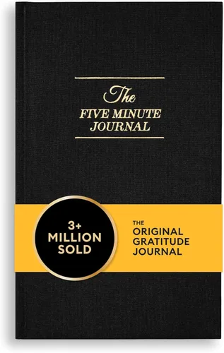 Miniatura 10 de The Five Minute Journal, diario original de gratitud 2023, diario de reflexión y manifestación para atención plena, diario sin fecha con lámina