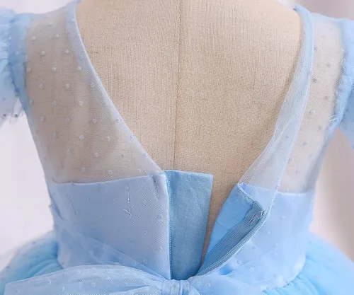 Miniatura 5 de Nileafes Vestidos de princesa para niña de flores vestido de fiesta de cumpleaños