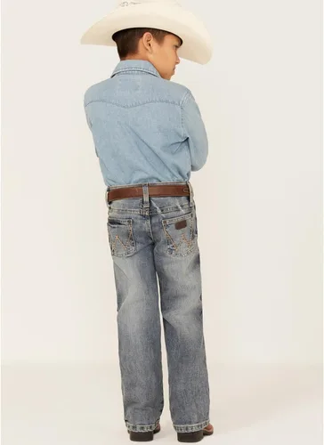 Miniatura 3 de Wrangler Jeans retro de corte de bota para niño