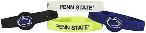 Miniatura 13 de aminco NCAA unisex-adult Silicone Bracelet (4-Pack)