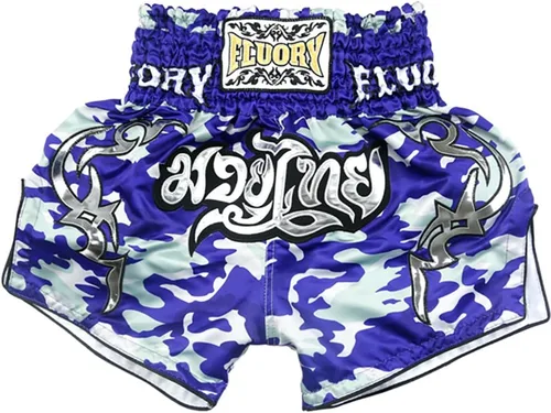 FLUORY Tamaño de los pantalones cortos Muay Thai XS, S, M, L, XL, 2XL, 3XL, 4XL, pantalones cortos de boxeo para hombresmujeresniños con muchos