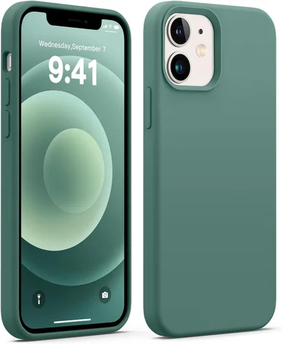 Miniatura 28 de JELE Funda a prueba de golpes diseñada para iPhone 11, funda de teléfono de silicona líquida con [forro de microfibra suave antiarañazos]