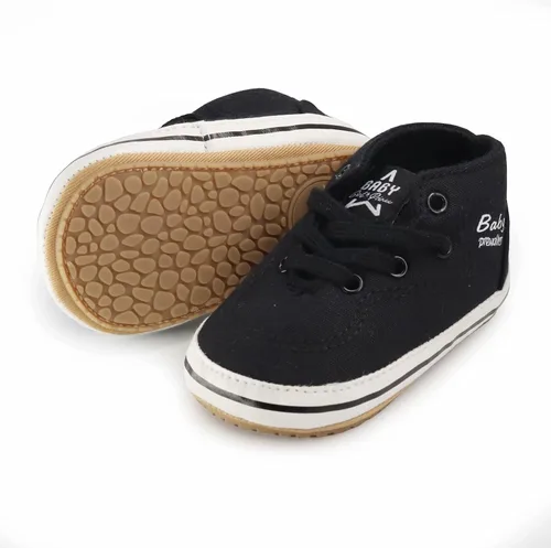 GAISUMMI Unisex Baby Girls Boys Shoes Infant Canvas Sneakers Anti-Slip Rubber Sole Newborn Crib Shoes Toddler Outdoor Athletic First Walkers