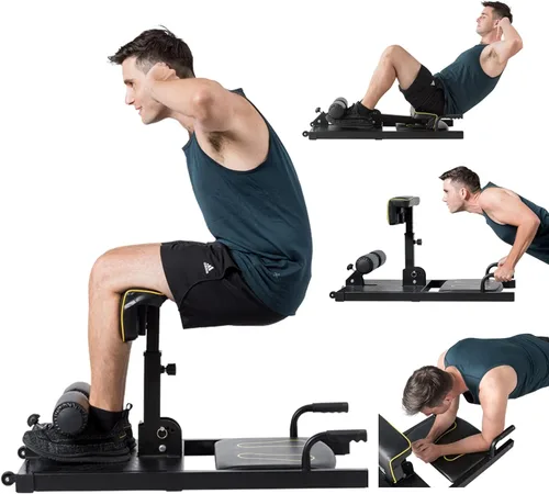 Sissy - Máquina de sentadillas 8 en 1, máquina multifuncional para sentadillas, equipo de gimnasio en casa para entrenamiento de fuerza de piernas,