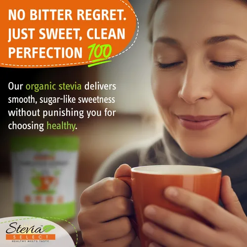 Miniatura 3 de Stevia Select Polvo de Stevia Orgánico Sin Azúcar Edulcorante de Stevia a Base de Plantas Sin OGM Extracto de Stevia Puro Sustituto de Azúcar Sin