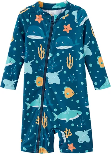 Miniatura 14 de UMELOK Traje de Baño para Bebé Niño UPF 50+ con Protección Solar y Protección contra Erupciones