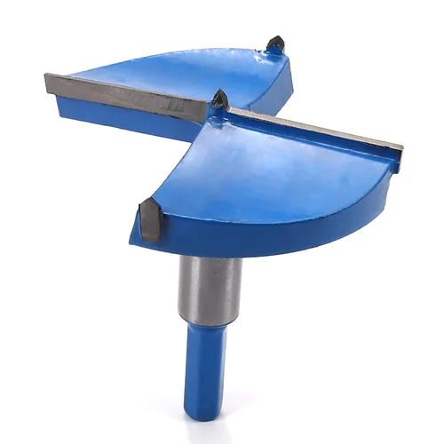 Miniatura 15 de Forstner Broca de taladro de 1.65 pulgadas / 1.654 in para carpintería, brocas de perforación de madera de carburo con mango hexagonal de 2/5