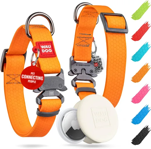 Miniatura 22 de WAUDOG Collar de Perro Impermeable - Collar de Perro Ajustable para Perros Grandes, Pequeños y Medianos - Collar de Perro Desmontable Impermeable