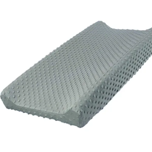 Miniatura 12 de Owlowla Funda para cambiador, sábanas suaves de punto minky para cambiador para bebé niño y niña (crema)