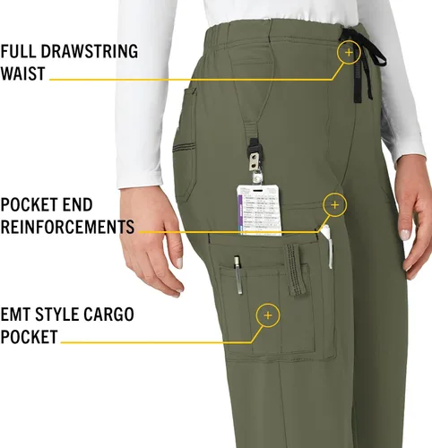 Miniatura 3 de Carhartt Cross-Flex - Pantalón cargo con corte recto para mujer