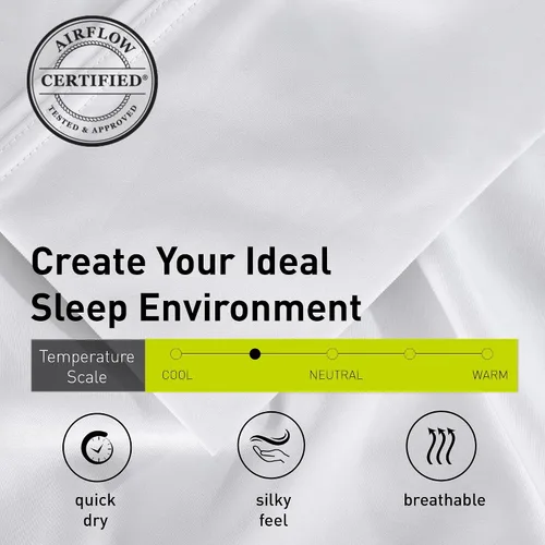 Miniatura 2 de Bedgear Hyper-Cotton - Juego de sábanas tamaño California King, transpirables, de secado rápido, alternativa de ropa de cama suave y sedosa, incluye