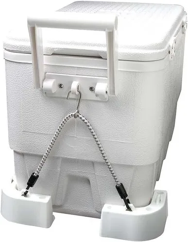 Miniatura 8 de Attwood 14137-7 Cooler Mounting Kit, 4 Corner Pieces, 2 Quick-Connect Stretch Straps, Corrosion-Resistant