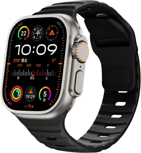 Miniatura 17 de Correas de silicona deportivas compatibles con Apple Watch Band de 1.929 in, 1.811 in, 1.772 in, 1.732 in, 1.654 in, 1.614 in, 1.575 in, 1.496 in