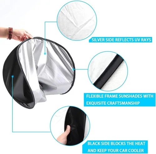 Miniatura 7 de Protección de techo solar plegable anti-UV con aislamiento térmico y reflector para Mini Cooper R50 R52 R55 R56 R60 F54 F55 F56 F60 Countryman