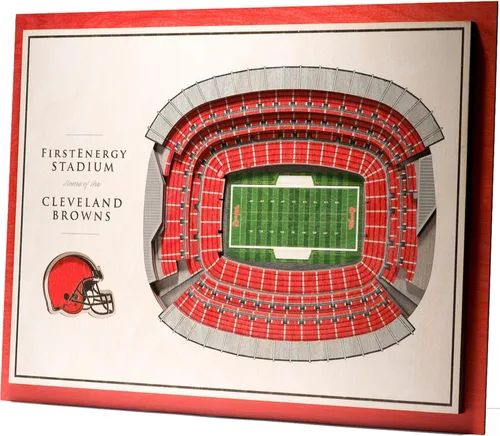 Miniatura 33 de YouTheFan Arte de pared de 5 capas con vista del estadio de la NFL