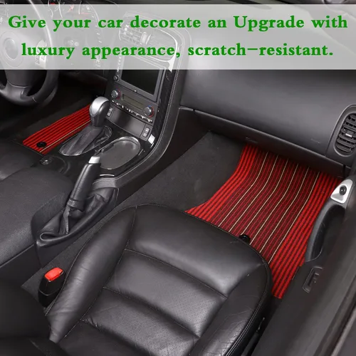 Miniatura 5 de Alfombrillas automotrices compatibles con Chevrolet Corvette C6 2005-2013, hechas a medida, almohadillas de piso de automóvil, protección
