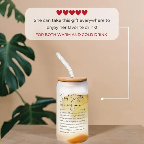 Miniatura 4 de KORUBIA Regalos de amistad para mujeres amigas, regalos para amigas mujeres, regalos para mejor amiga, regalos para hermana, regalos de cumpleaños