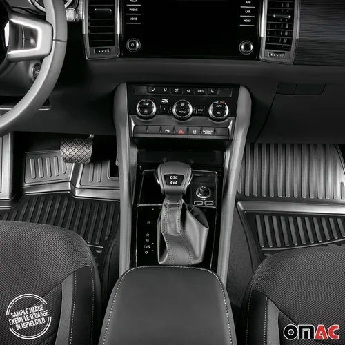 Miniatura 4 de OMAC Alfombrillas de piso para Kia Soul EV 2015-2019, alfombrillas para automóvil para todo clima, 3D, ajuste personalizado, alfombrilla de goma