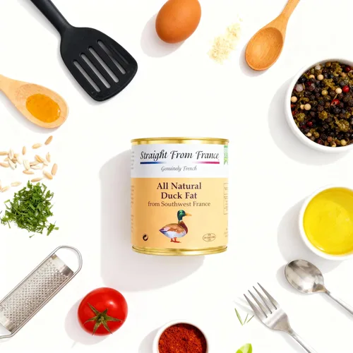 Miniatura 7 de Directamente de Francia, grasa de pato totalmente natural para cocinar del suroeste de Francia, apto para dieta Keto y Paleo, 24.52 oz 24.5 oz