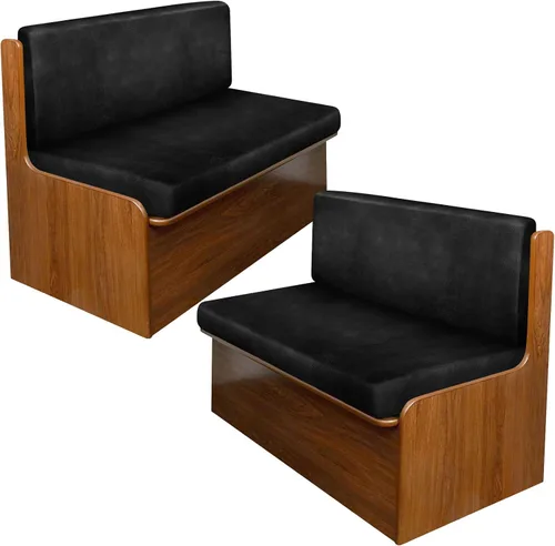 Miniatura 35 de Fundas de cojín tipo cuero para sofá, juego de fundas protectoras de muebles para sillón seccional, sofá biplaza de tela de elastano elástica