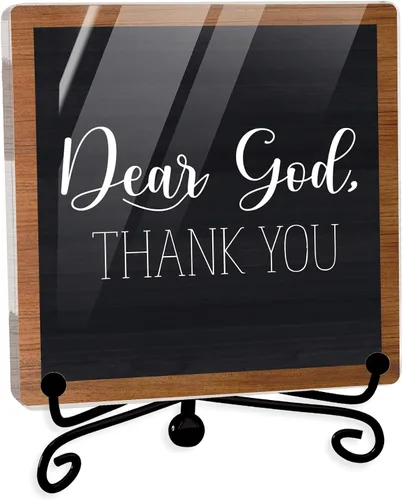 Miniatura 60 de Decoración Inspiradora Cristiana para Escritorio, Letrero "Dios Todavía Está Escribiendo Tu Historia", Decoración de Escritorio para Oficina, Hogar