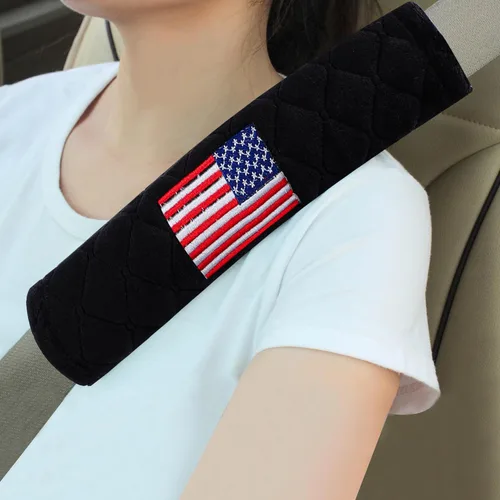 Miniatura 19 de Amooca Fundas Suaves para Cinturón de Seguridad del Automóvil Almohadillas de Hombro para Cinturón de Seguridad 2 PCS Ajuste Universal para Todos A