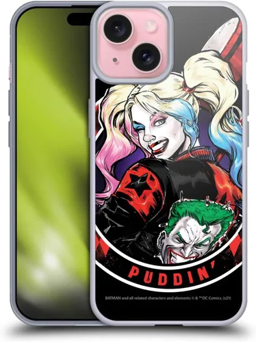Miniatura 82 de Head Case Designs Funda de gel suave con licencia oficial de Batman DC Comics Love Hate Joker Harley Quinn Graphics [protección de grado militar]