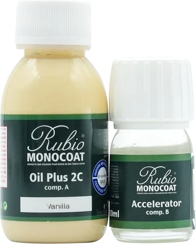 Miniatura 203 de Rubio Monocoat Tinte y acabado para madera de 650 pies cuadrados - Niebla Oil Plus 2C Aceite de linaza de secado rápido, ecológico