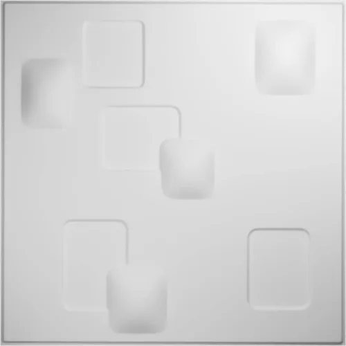 Miniatura 7 de Ekena Millwork 19 5/8 pulgadas de ancho x 19 5/8 pulgadas de alto, Avila EnduraWall Panel decorativo de pared 3D, óxido metálico envejecido