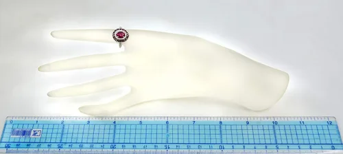 Miniatura 4 de RB Gems - Anillo de plata de ley 925 (0.315 x 0.236in, acabado rodiado, estilo clásico)