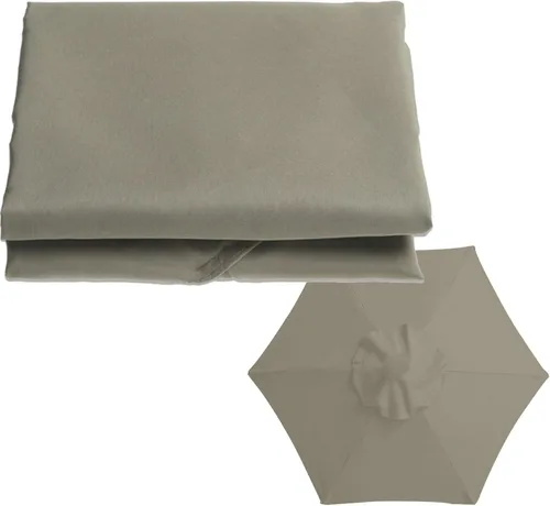 Toldo de repuesto para sombrilla de patio para 6 varillas / 8 varillas de 6.5 pies/9 pies/10 pies, fundas de repuesto para sombrilla de mesa para