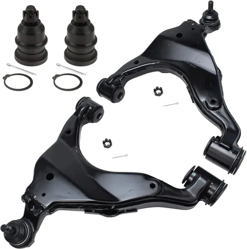 Miniatura 134 de Detroit Axle - Kit de 4 brazos de control delanteros para Ford Mustang 05-10, 2 brazos de control inferiores, 2 puntales 2005 2006 2007 2008 2009