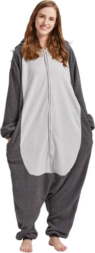 Miniatura 5 de BETIFUHOM Pijama de animal axolote unisex para adultos disfraz de Navidad de una pieza cosplay para mujeres y hombres