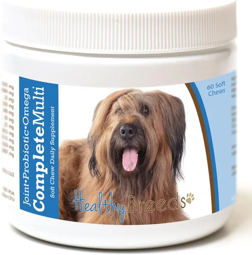 Miniatura 180 de Healthy Breeds Pug todo en uno multivitamínico suave masticable 60