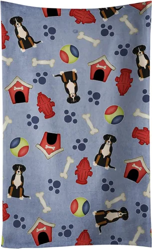 Miniatura 64 de Caroline's Treasures BB2654KTWL Dog House Collection Airedale - Toalla de cocina para invitados, toalla de baño decorativa para cara, té, paño