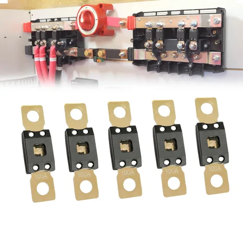Miniatura 23 de PTT 2PACK MEGA/AMG 300Amp, 32V, Retardo de tiempo, Fusible de montaje de espárrago de alta corriente - Atornillado - Automotriz/Marina