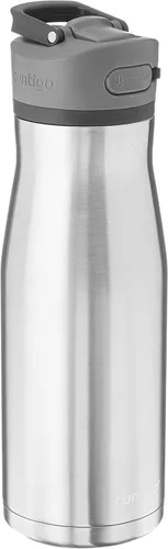 Miniatura 15 de Contigo Ashland 2.0 - Botella de agua a prueba de fugas con bloqueo de tapa y popote inclinado, apta para lavavajillas, tapa intercambiable, 24 Azul