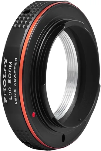 Miniatura 6 de PHOLSY Adaptador de montaje de lente L39 a EF-M compatible con Leica M39 (L39 LTM 1.535 in) a Canon EF-M (EOS M) Cuerpo de cámara de montaje EOS M