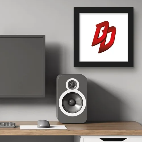 Miniatura 5 de Trends International Gallery Pops Marvel Comics Daredevil - Póster de pared con símbolo DD, 12.00 x 12.00 pulgadas, versión de marco negro