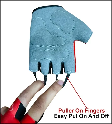 Miniatura 6 de Guantes de ciclismo para niños con agarre mejorado, acolchado de seguridad para niños, diseño transpirable y duradero, para niños y niñas, de 3 a 12