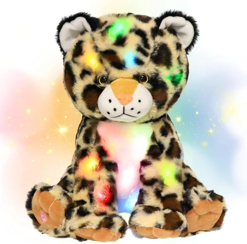 Miniatura 15 de Hopearl Perezoso de peluche con luces LED y música, perezoso de tres dedos flexible de felpa, con luces de noche que brillan en la oscuridad