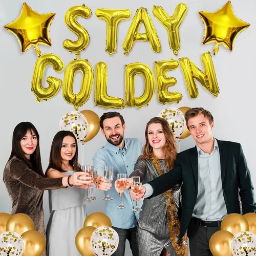 Miniatura 7 de Gold Birthday Decorations Golden Birthday Decor Golden Birthday Decorations For Girls Gold Party Decor Golden Girls Party Supplies Golden Girls