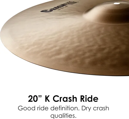 Miniatura 3 de Zildjian K0810 - Platillos K Crash Ride de 20 pulgadas