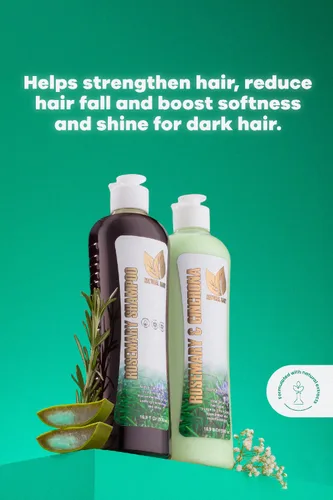 Miniatura 2 de Set de champú y acondicionador de romero y cinchona de Natural Sant – sin sulfatos, apoyo para el crecimiento del cabello, humedad y reparación – 16