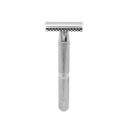 Miniatura 10 de Máquina De Afeitar Para Hombre Máquina de afeitar segura para hombres Máquina de afeitar doble afeitadora hombres Maquinilla de afeitar de acero
